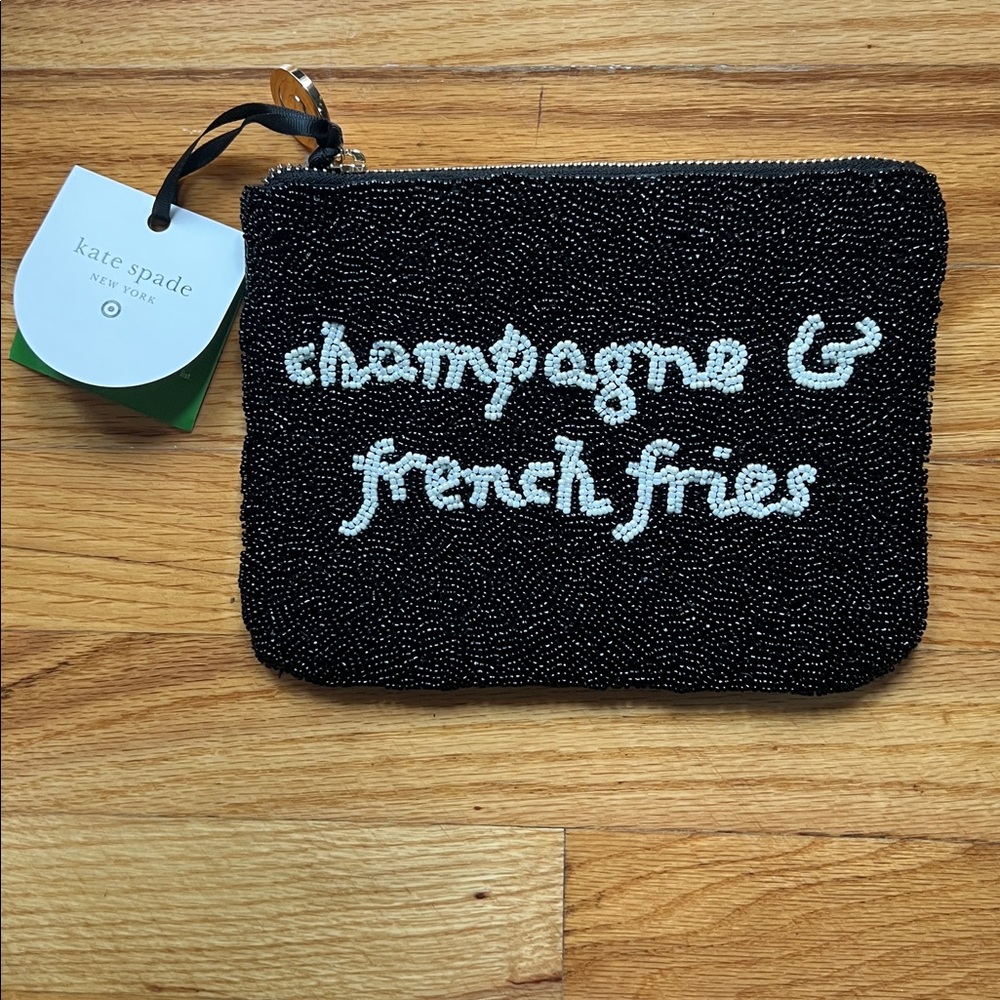 Kate Spade Black Beaded Pouch 
Target Exclusive